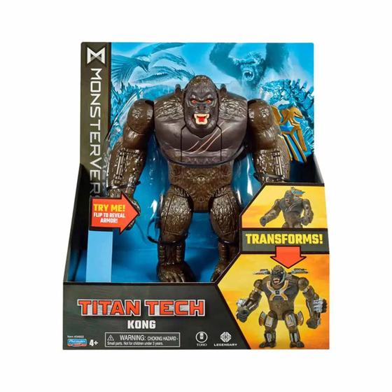 Imagem de Boneco Kong Titan Tech 20 Cm Monsterverse Kong Vs Godzilla