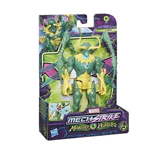 Imagem de Boneco Loki Mech Strike Monster Hunters Marvel F4804