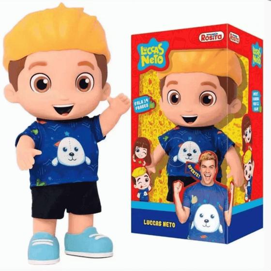 Imagem de Boneco Luccas Neto Com Som 15 Frases 28Cm 3+ 1079 NovaBrink