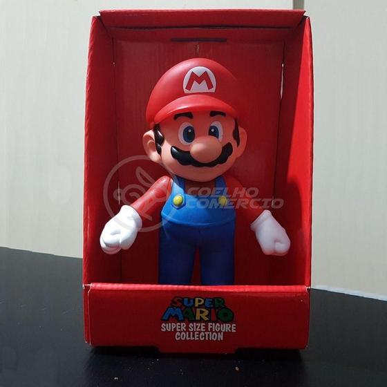 Imagem de Boneco Mario Grande Super Size 23Cm - Super Mario