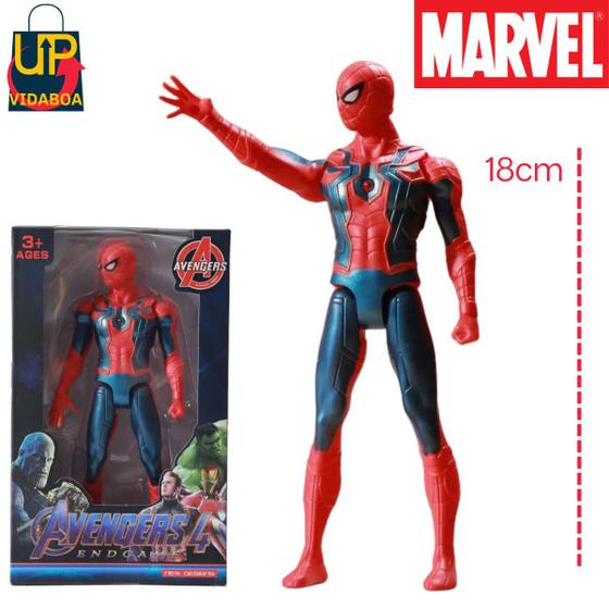 Imagem de Boneco Marvel -Homem Aranha Articulado - Action Figure 18cm