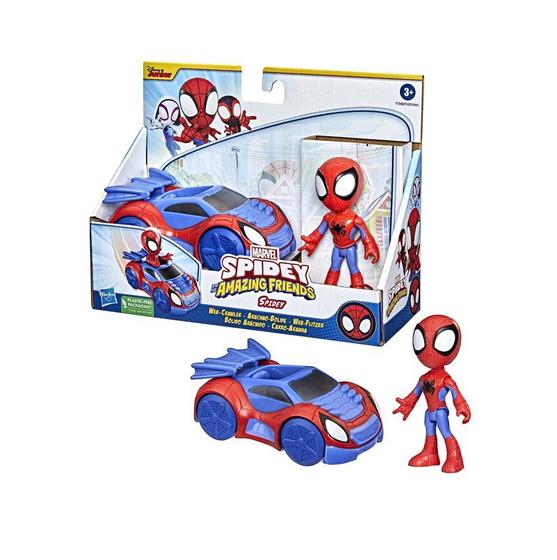 Imagem de Boneco Marvel Homem-Aranha e Carro-Aranha Spidey - Hasbro F1940