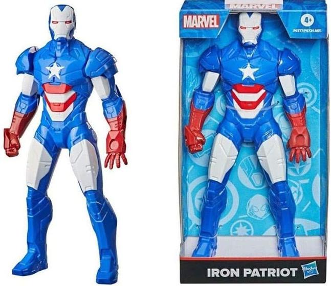 Imagem de Boneco Marvel Homem de Ferro Patriota com 24 cm altura - Hasbro