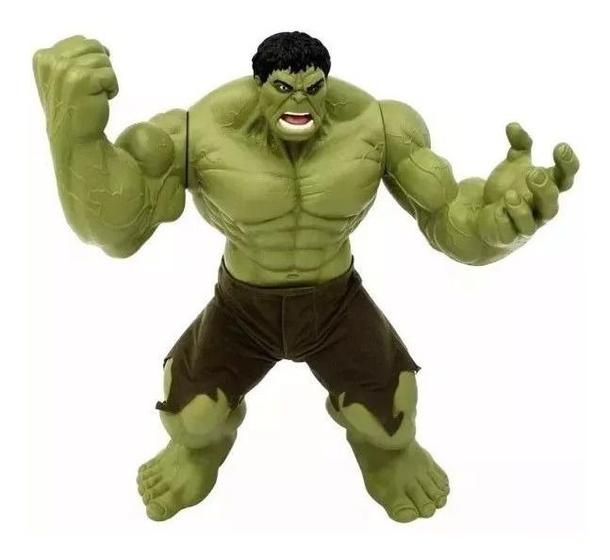 Boneco Marvel Hulk Verde Premium Gigante 50 Cm - Cod 0457 Menor preço em Boneco Marvel Hulk Verde Premium Gigante 50 Cm - Cod 0457