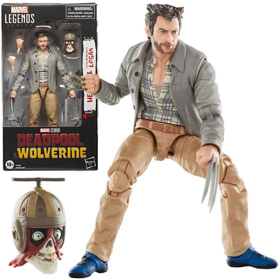 Imagem de Boneco Marvel Legend Logan com Headpool Deadpool e Wolverine