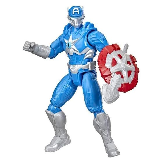 Imagem de Boneco Marvel Mech Strike Capitão América 15cm - Hasbro