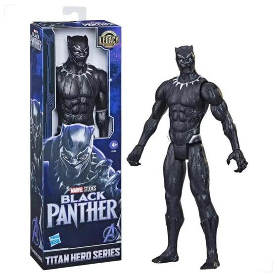 Imagem de Boneco marvel pantera negra titan hero basico e1363 hasbro