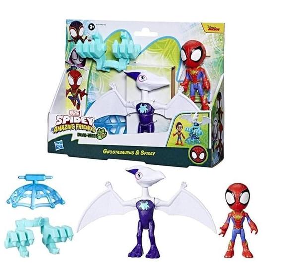 Imagem de Boneco Marvel Spidey E Ghostasaurus Dino-Webs - Hasbro