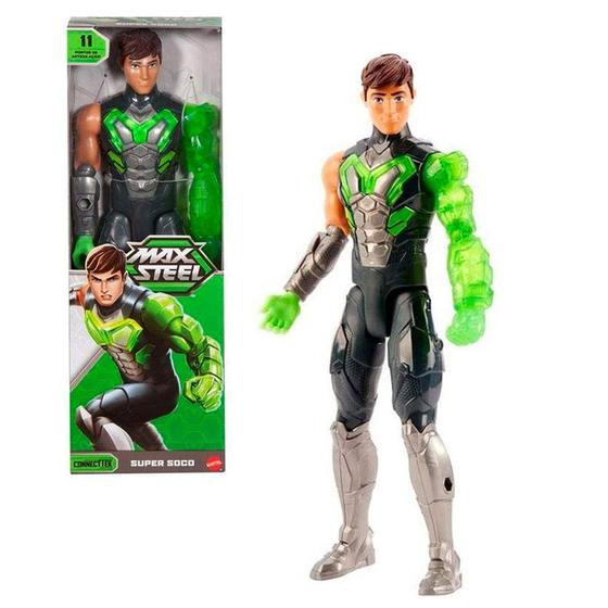 Boneco Max Steel Super Soco Mattel FMC44 - Bonecos - Magazine Luiza