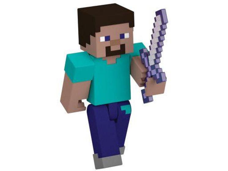 Imagem de Boneco Minecraft Mattel com Acessórios Mattel