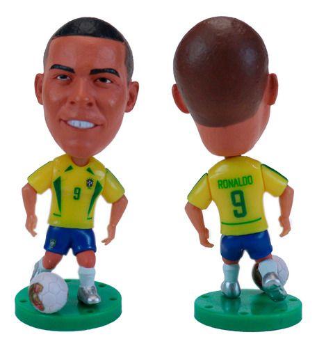 Imagem de Boneco Miniatura Ronaldo Fenômeno Seleção Brasileira