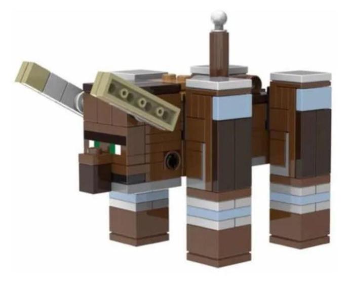 Imagem de Boneco Minifigure Blocos De Montar Ravanger Minecraft