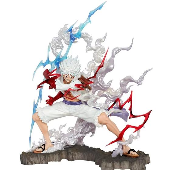 Imagem de Boneco Monkey D Luffy Five Anime One Piece Estatueta Colecionavel  Action Figure 