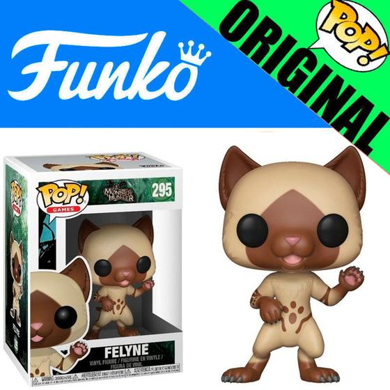 Imagem de Boneco Monster Hunter Felyne Pop Funko 295 Original - 889698273435