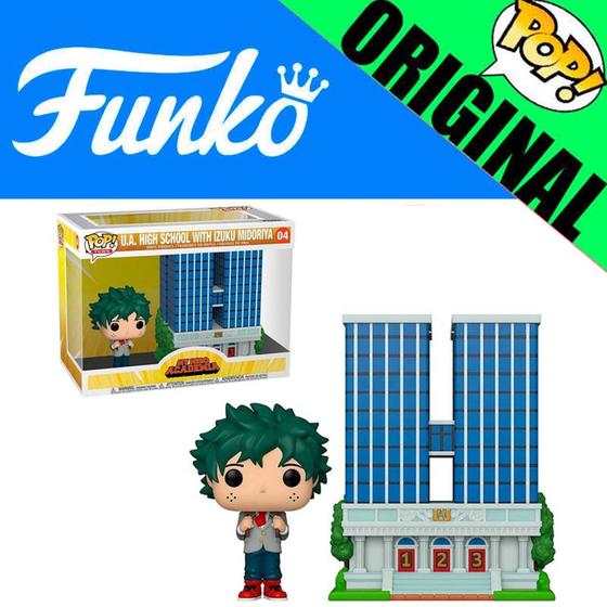 Imagem de Boneco My Hero Academia U.A. High School With Izuku Midoriya Deku Pop Funko 04 Original