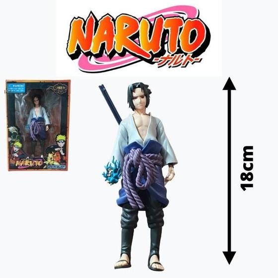 Imagem de Boneco Naruto - Sasuke Uchiha - Action Figure 18cm