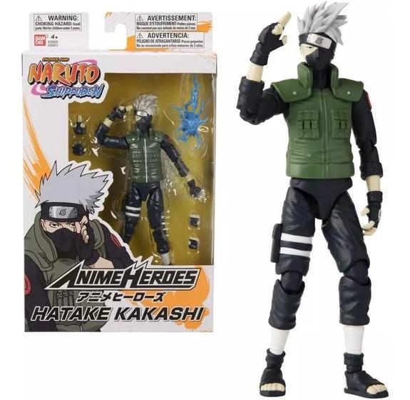 Imagem de Boneco Naruto Shippuden Hatake Kakashi Anime Heroes Bandai