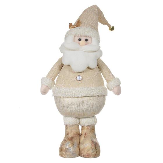 Imagem de Boneco Natal Papai Noel em Pé Champanhe  68cm