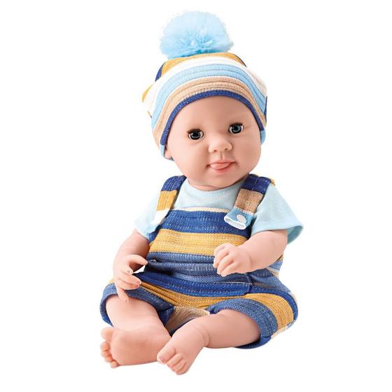 Imagem de Boneco New Born Brincar de Papinha Divertoys 8246