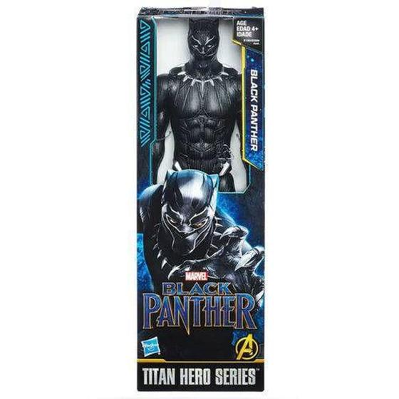 Imagem de Boneco Pantera Negra Disney Marvel Titan Hero Series Hasbro