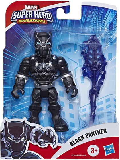 Imagem de Boneco Pantera Negra Super Hero Adventures - Hasbro E6224