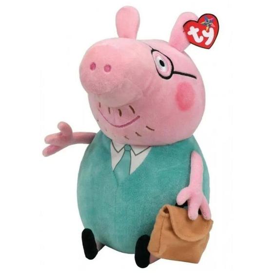 Imagem de Boneco Papai da Peppa Pig de Pelucia