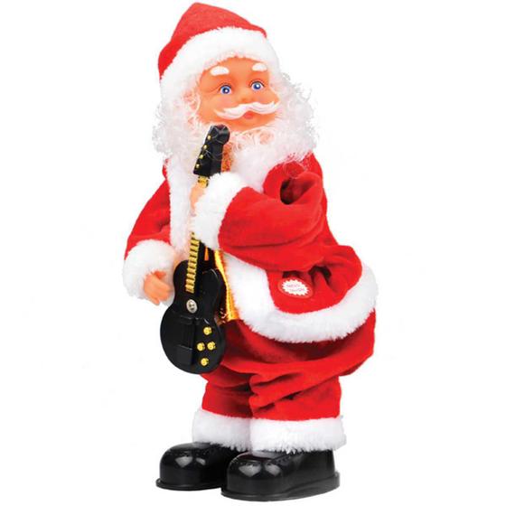 Imagem de Boneco Papai Noel Musical Dançarino 26X12cm A Pilha Vermelho