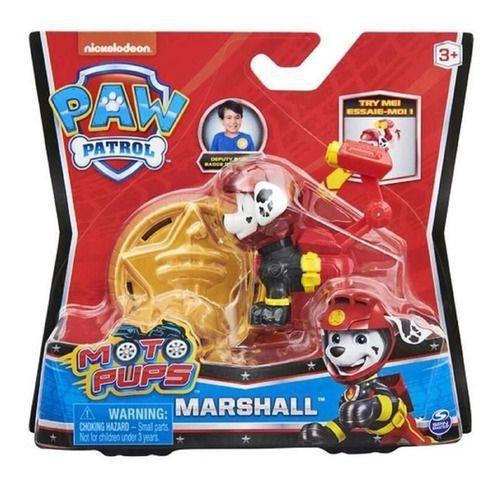 Imagem de Boneco Patrulha Canina Marshall 6cm Moto Pups 2273 - Sunny