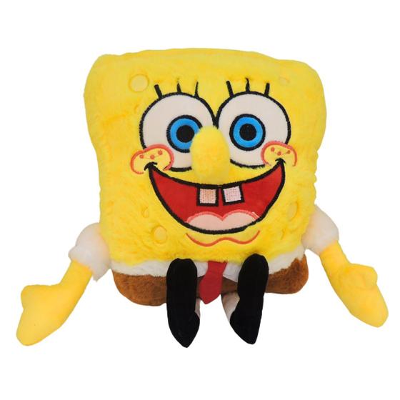 Imagem de Boneco Pelúcia Bob Esponja Calça Quadrada 30cm Siricascudo