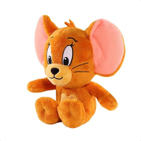 Imagem de Boneco Pelúcia Infantil Tom Jerry Desenho Animado - Jerry