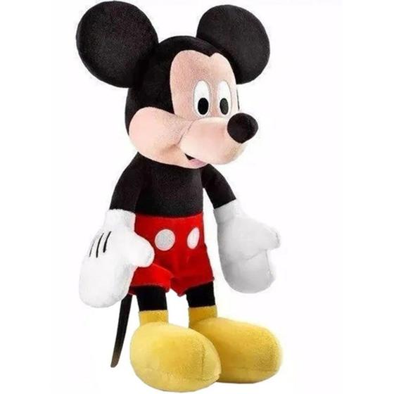 Imagem de Boneco Pelúcia Mickey Disney 50cm Material Antialérgico