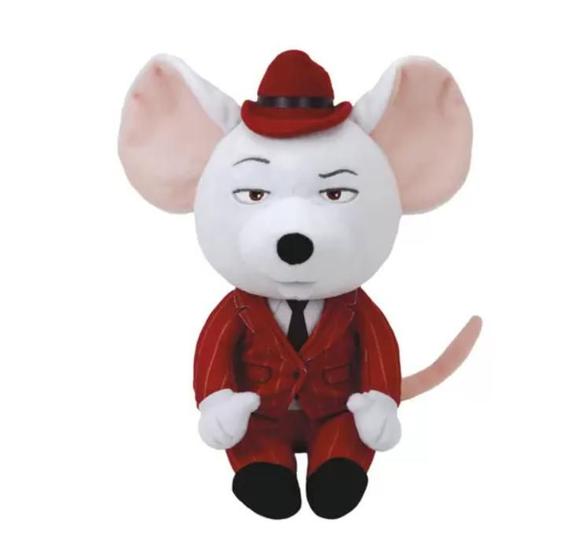 Imagem de Boneco Pelucia Mike Rato Sing Ty Beanie Babies Dtc 20 cm