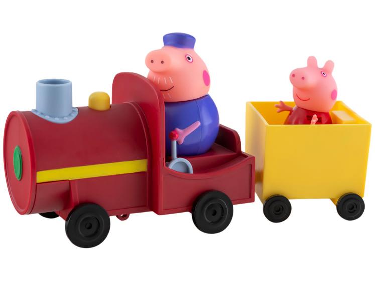 Imagem de Boneco Peppa Pig Trêm do Vovô Pig 9,1cm