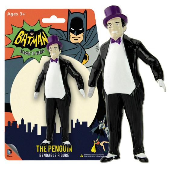 Boneco Pinguim Clássico 15cm Dobrável Batman 1966 - NJ Croce - Boneco ...