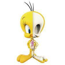 Imagem de Boneco Piu Piu Looney Tunes Xxray - Mighty Jaxx