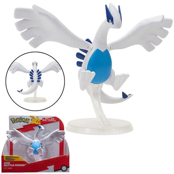 Imagem de Boneco Pokémon Lugia Figura de Batalha Épica