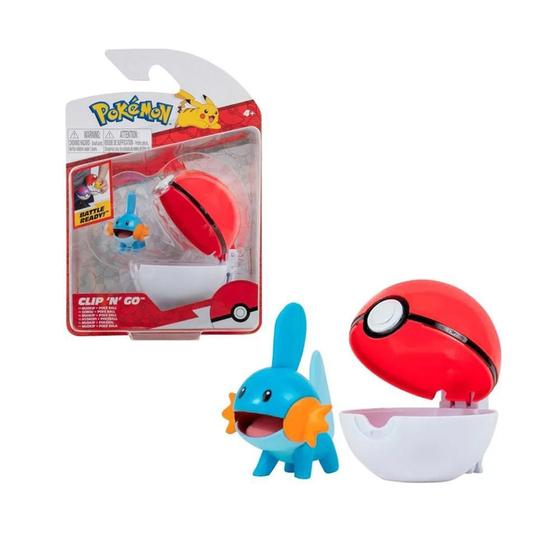 Imagem de Boneco Pokémon Mudkip + Pokébola Sunny 2606