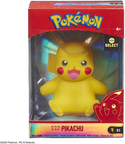 Imagem de Boneco pokemon pikachu vinil 4'' r.2649 sunny