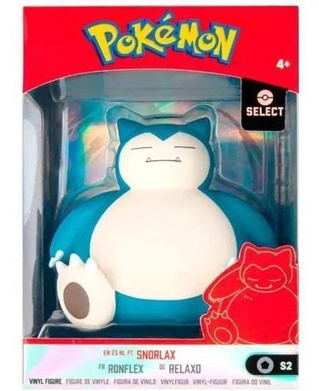 Imagem de Boneco pokemon snorlax vinil 4" r.2657 sunny