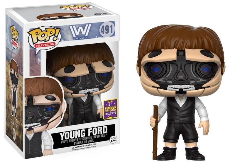 Imagem de Boneco pop de vinil Funko Westworld Young Dr. Ford Unmasked