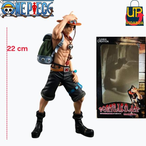 Imagem de Boneco Premium One Piece - Portgas D Ace - Action Figure 22cm