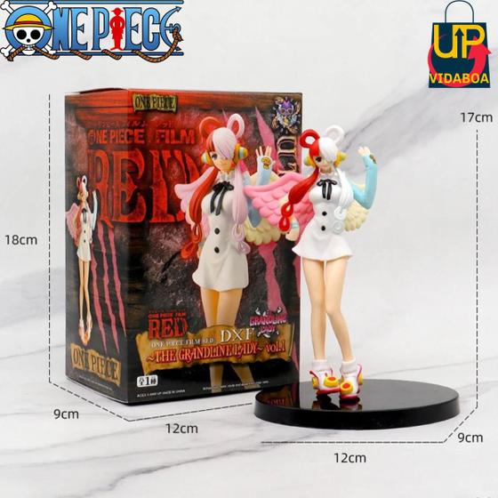 Imagem de Boneco Premium One Piece - Uta 17cm - na caixa Action Figure