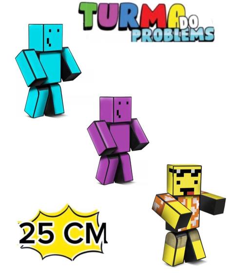 Imagem de Boneco Problems Mel E Melzinha 25cm Jogo Minecraft Gamers