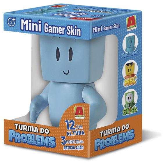 Imagem de Boneco Problems Mini Gamer Skin 12cm Original Youtubers