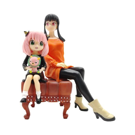 Imagem de Boneco PVC Yor Forger com Anya e Sofá - Figura de Ação Anime