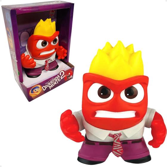Boneco Raiva Divertidamente 2 Disney Vinil Lider Brinquedos Menor preço em Boneco Raiva Divertidamente 2 Disney Vinil Lider Brinquedos