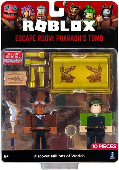 Imagem de Boneco Roblox Pack 2 Figuras Pharaoh's Tomb - Sunny 2212