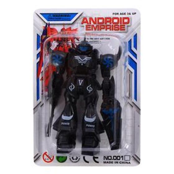 Imagem de Boneco Robô Android Emprise Cores Variadas Infantil
