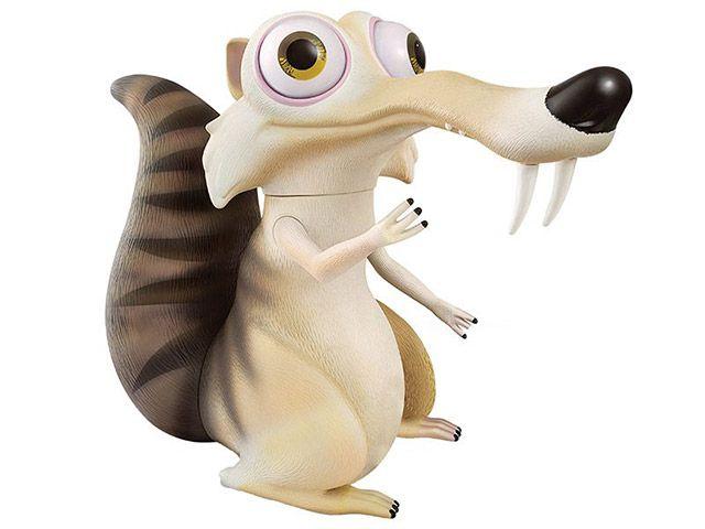 Boneco Scrat Tremelique A Era do Gelo - Grow - Bonecos - Magazine Luiza