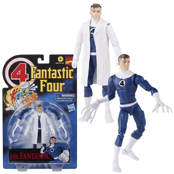 Boneco Senhor Fantástico Quarteto Fantástico Marvel Comics - Hasbro ...